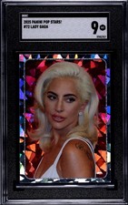 2025 Panini Pop Stars LADY GAGA #72 SGC 9 Pop 1 highest picture