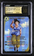 SON GOKU,  FOREVER IN OUR MEMORIES #BT11 2022 RARE FOIL CGC 10 PRISTINE picture