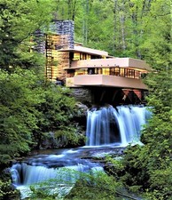 Digital Photograph Frank Lloyd Wright’s Masterpiece House “FALLINGWATER” 1935 picture