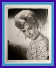 ACTRESS BARBARA STANWYCK PORTRAIT STUDIO SIGNED AUTOGRAPH B&W 8x10