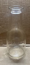 Vintage 1943 Charles City Creamery Quart Embossed Milk Bottle Iowa picture