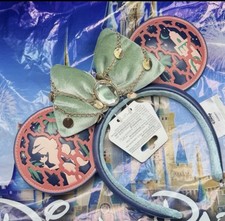 Disney Parks 2026 Epcot Morocco Princess Jasmine Aladdin Headband Bow Ears NEW picture