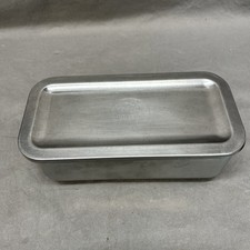 VTG Revere Ware Handy pan loaf pan Refrigerator storage stainless Steel W Lid picture