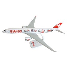 PPC Swiss Airlines Airbus A350-900 Wanderlust HB-IFA Desk 1/200 Model Airplane picture