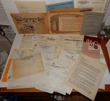 Vintage 1950s 85PC Lot Engineering Steel Invoices Sen Warren G Magnuson Letter picture