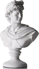 Greek Statue of David Resin Sculpture for Home Decor Large Greek Mythology Bust picture