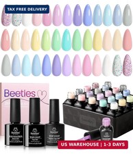 Beetles Gel Nail Polish Set with Base Glossy Matte Top Coat Macaron Gel picture