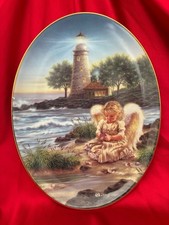 Dona Gelsinger An Angel's Light Oval Plate Bradford Exchange First Issue picture