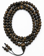 108 Beads Kalimantan Malinau Sinking Agarwood Tasbih 8mm Natural Oud Prayer picture