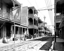 1900 NEW ORLEANS Royal Street PHOTO (192-Z) picture
