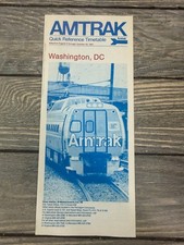 Vintage Amtrak Timetable 1981 Washington DC Silver Meteor Train Brochure picture