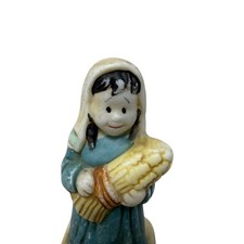 VTG House Of Lloyd Ruth Bible Ceramic Figurine Christian Decor 1999 Figure picture