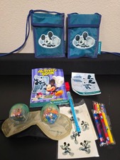 RARE Vintage 1990s Cathay Pacific Disney Mickey Mouse Kids Inflight Activity LOT picture