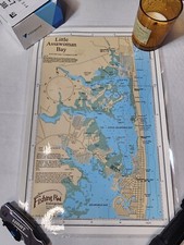Vtg 1987 Florida Tampa Bay, Sarasota, Ft Myers Nautical Boating Maps Charts picture