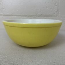 Vintage Pyrex Glass Colored Mixing Large Bowl Yellow 4 Quarts #404 picture