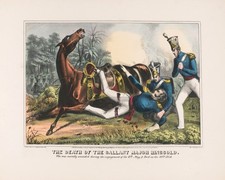 The Death of the Gallant Major Ringgold 1846 8x10 Print HT51341341 picture