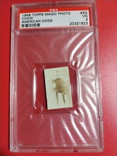 1948 Topps Magic Photo American Dogs #2G Chow PSA 3. Nice picture