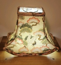 Vintage Roseart Fabric Lamp Shade picture