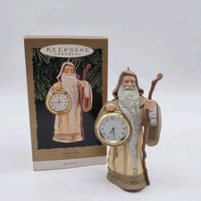 1996 Hallmark Keepsake Ornament - Father Time - Magic - QLX7391 - NIB picture