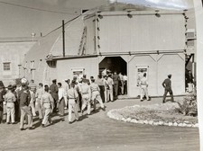 1956 Morocco Ben Guerir US Air Force Base Movie Theater Vintage Photo picture