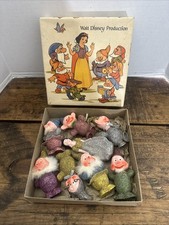 1937 Disney Germany Snow White Seven Dwarfs Christmas Ornaments Candy Containers picture