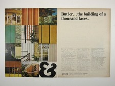 Butler The Building A Thousand Faces Vintage Print Ad 2 PG 1960s Architecture picture