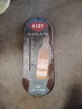 Kist Vintage Beverage Soda Sign - Original - See Pictures aged decent shape  picture