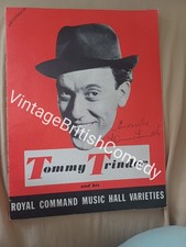 VERY RARE Tommy Trinder - Hand Signed Canadian Tour Souvenir Programme 1952 picture