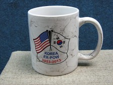 KOREA EX-POW 1953-2013 Coffee cup U. S. & South Korea Flags Shown picture