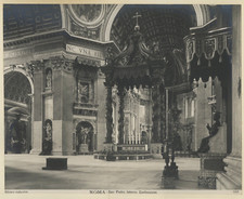 Italy, Roma, San Pietro, Interno Confessione Silver Print 18x24 C picture