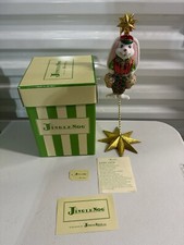 Jinglenog Larry Lapin Rabbit Ornament W/ Box And Papers picture