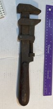 Vintage H.D Smith Perfect Handle Wrench Monkey 12” Tool Pipe Plumber 1901 Pat. picture