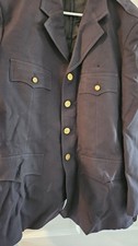 **VINTAGE** RARE NYPD JACKET APPX SIZE 44, OBSOLETE, FROM 1980'S, BRASS BUTTONS picture
