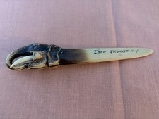 VINTAGE DEPOSE CELLULOID ELEPHANT LETTER OPENER picture