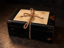 Dark History Mystery Box Assortment– Creepy Sealed Wooden Oddity – Dybbuk Style picture