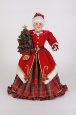 Karen Didion Originals The Lighted 20 Inch Traditional Mrs Claus CC20-63R picture