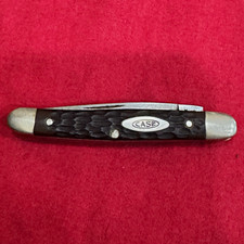 Vintage 1971 Case XX USA 6227 Pen Pocket Knife 9 Dot Jigged Handles 2 Blade picture