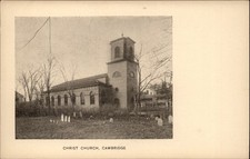 Cambridge Massachusetts Christ Church cemetery ~ postcard sku919 picture