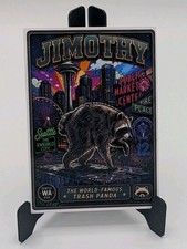 Jimothy ACEO Custom Card - Seattle Raccoon Art picture