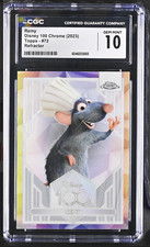 2023 Topps Disney 100 Chrome Remy #72 Refractor CGC 10 Low Pop picture
