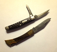 Vintage Case XX Two-Blade Pocket Knife & 13053 Single Pakistan Blade Knife picture