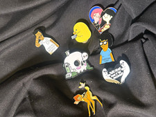 Pop Culture Enamel Pin Lot (7 Pieces) - Bob's Burgers, Disney, Adventure Time picture
