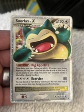 Pokémon TCG Snorlax LV.X Rising Rivals 111 Holo Rare Holo LV.X (See photos) picture