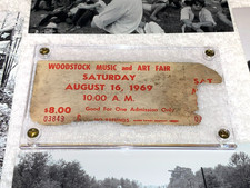 WOODSTOCK 1969 SATURDAY ORIGINAL TICKET JIMI HENDRIX JANIS JOPLIN GRATEFUL DEAD picture