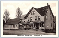 K11/ Lackawaxen Pennsylvania Postcard c1910 Gregory's Store Post Office 698 picture