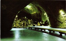Vintage Shoshone Ice Caves Idaho Lava Tube Postcard by Plastichrome picture