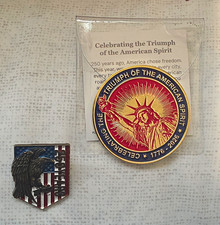​USPS Challenge Coin +  Free Pin - Commemorating USA 250th Anniversary 1776-2026 picture