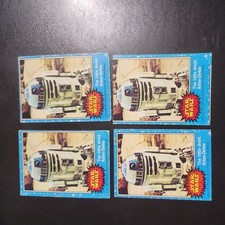1977 Topps Star Wars The Little Droid Artoo-Detoo Card #3 R2-D2 4 CARD LOT picture