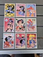 CHOPPER CHICKS OF MARS 1997 Studio E (9) Card Non-Sports Promo Set picture