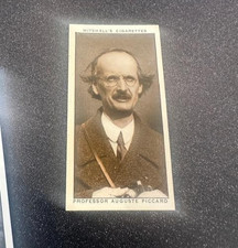 1935 STEPHEN MITCHELL & SON CIGARETTES GALLERY OF 1934 #45 PROFESSOR PICCARD (C) picture